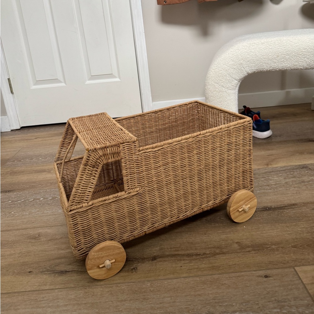 Wicker Toy Truck for Kids